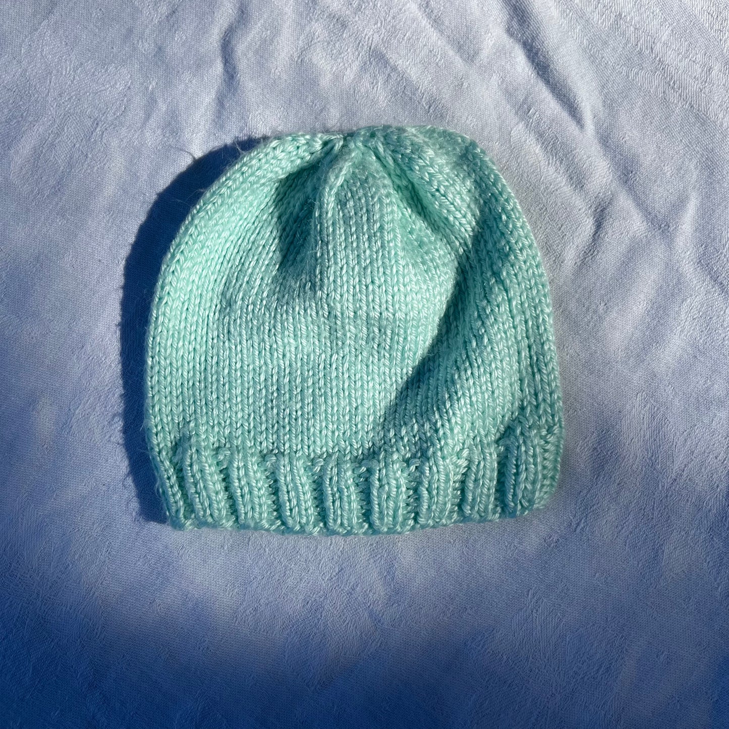 Knit Green Crotchet Beanie