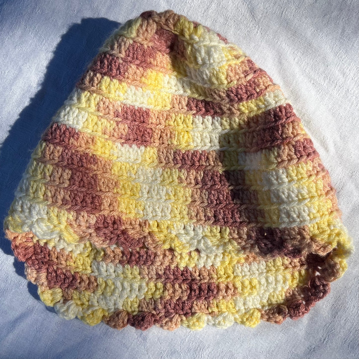 Slouchy Knit Crotchet Hat