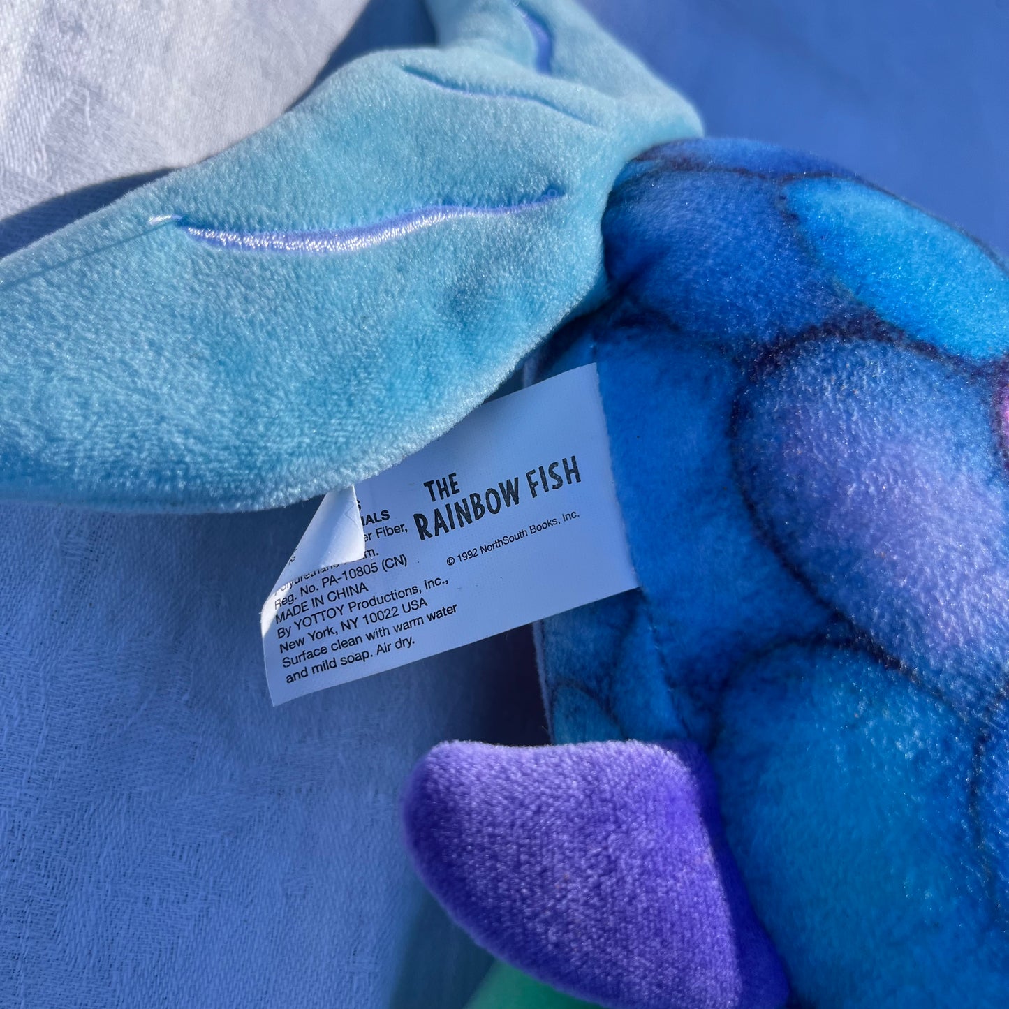 1992 Rainbow Fish Plushie