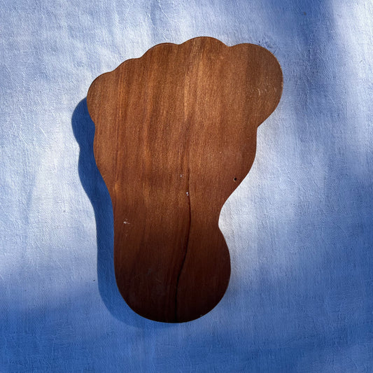 Wooden Foot Dish