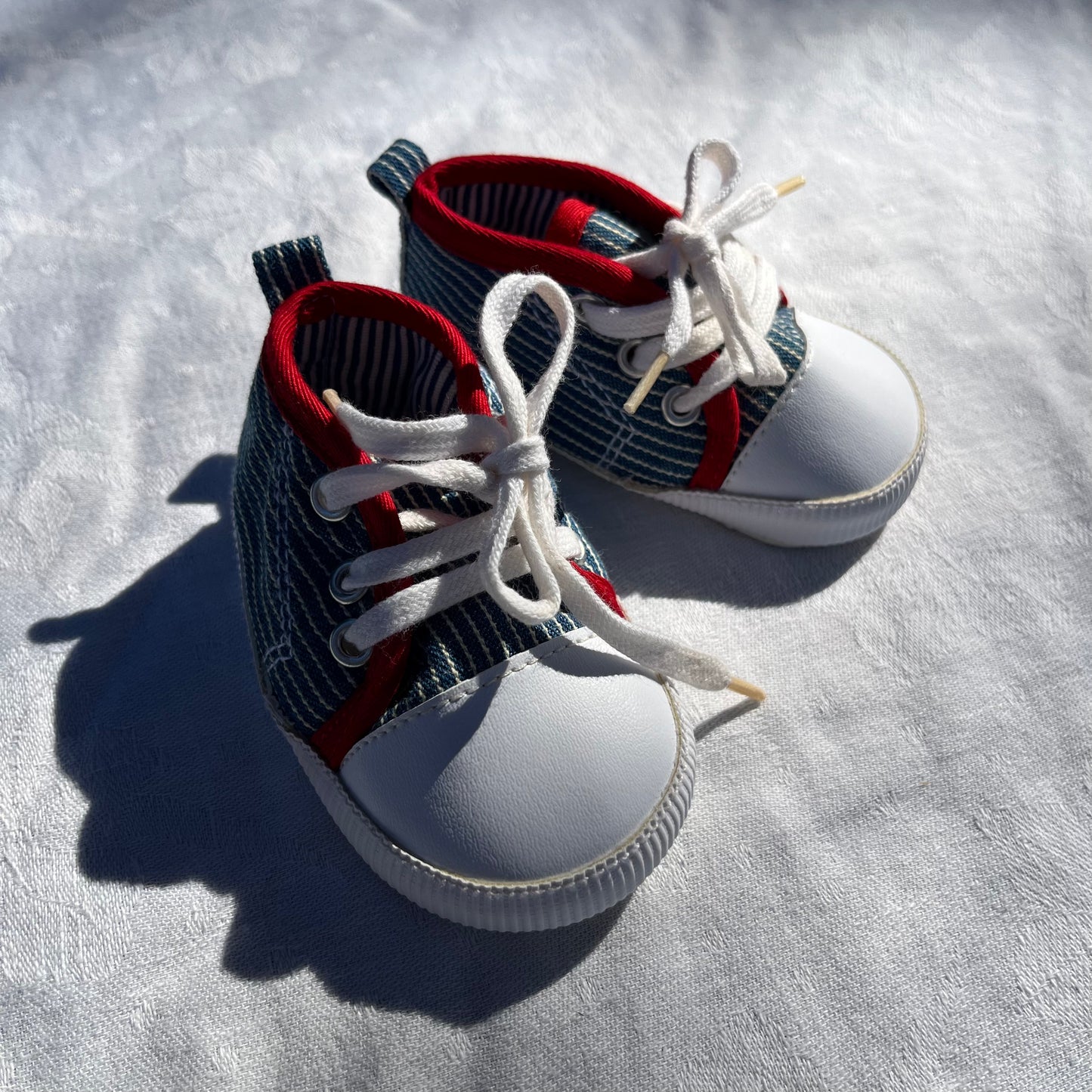 Pin Striped Baby Soft Shoes
