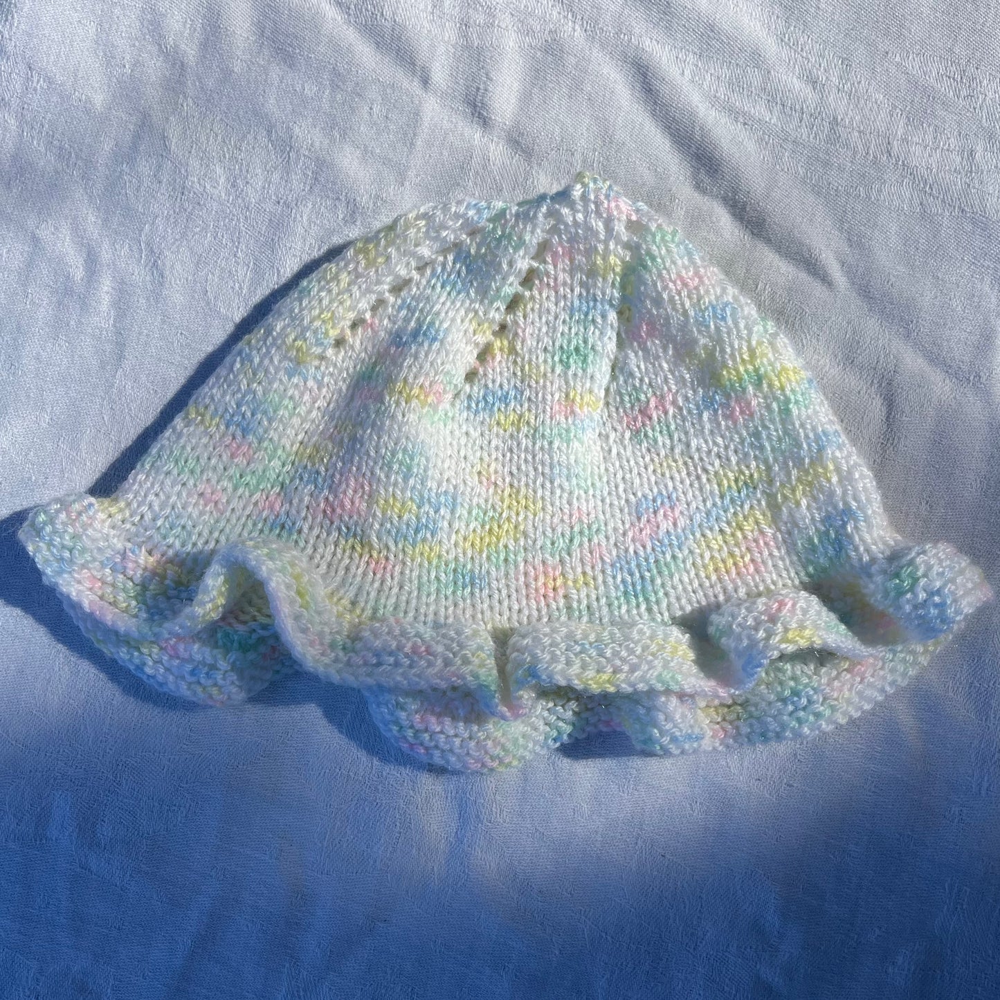 Knit Crotchet Bucket Style Sun Hat