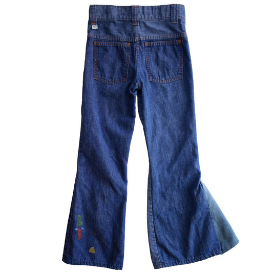 Billy the Kid Flared Denim Jeans