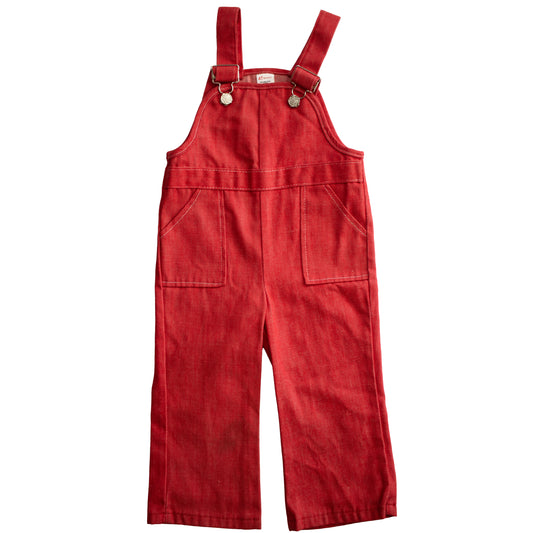 Sears Red Denim Overalls