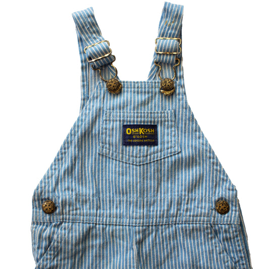 OshKosh Baby Blue Striped Overalls