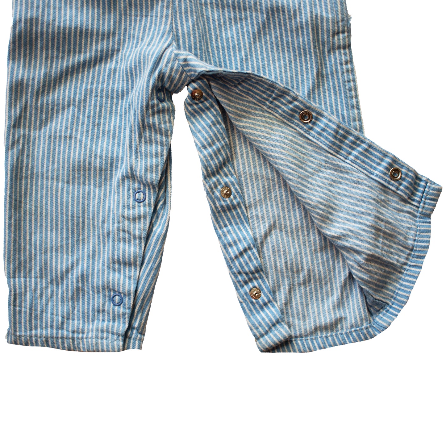 OshKosh Baby Blue Striped Overalls