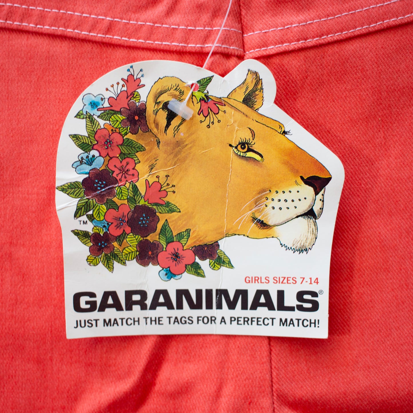 1970's Coral Garanimals Shorts
