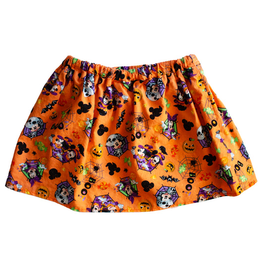 Mickey and Minnie Halloween Skirt