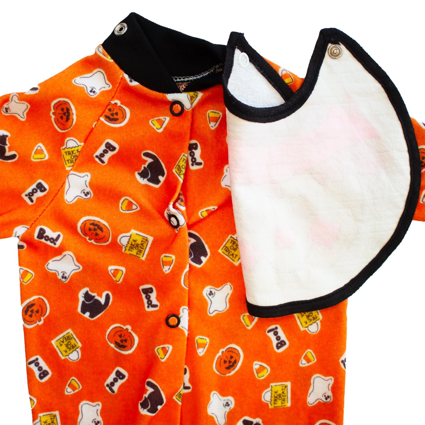 1980s Scarecrow Sleeper and Bib Set
