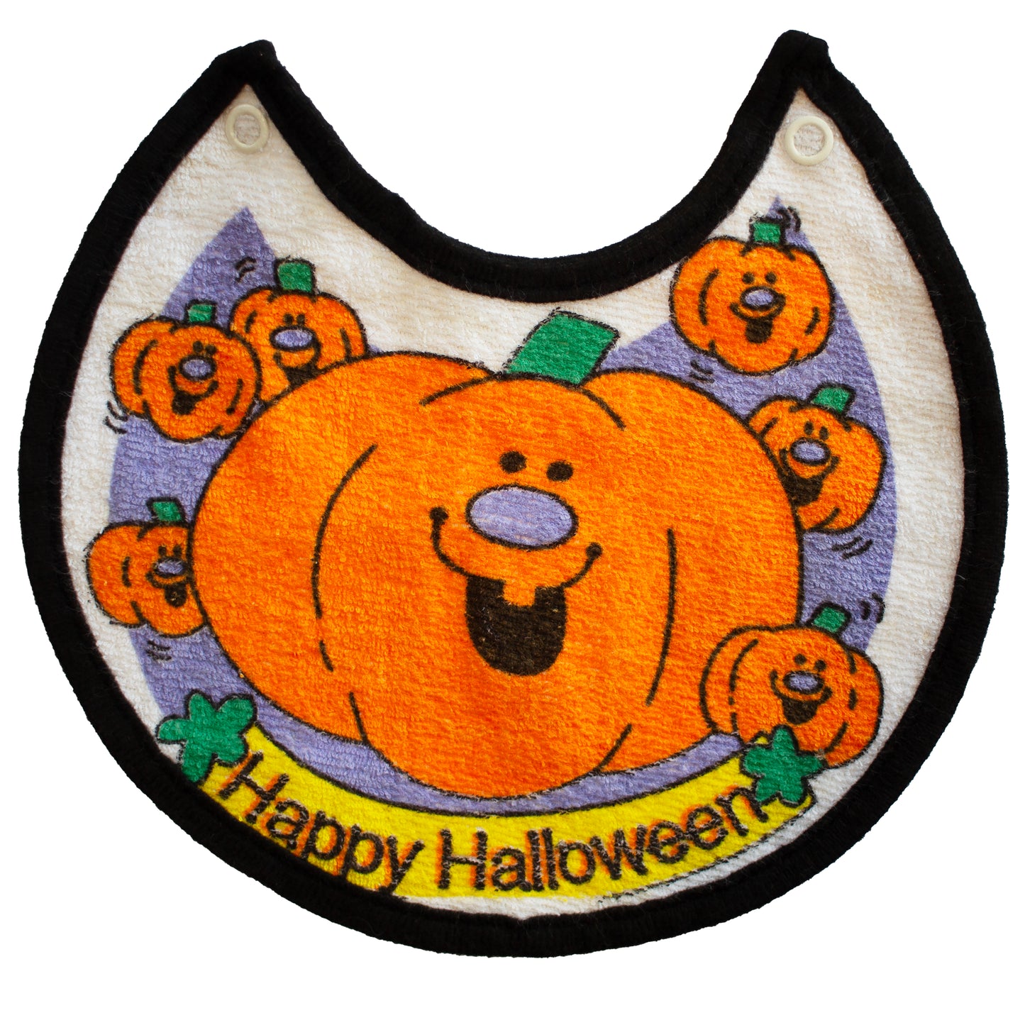 1980s Mom's Lil Pumpkin Sleeper and Bib Set